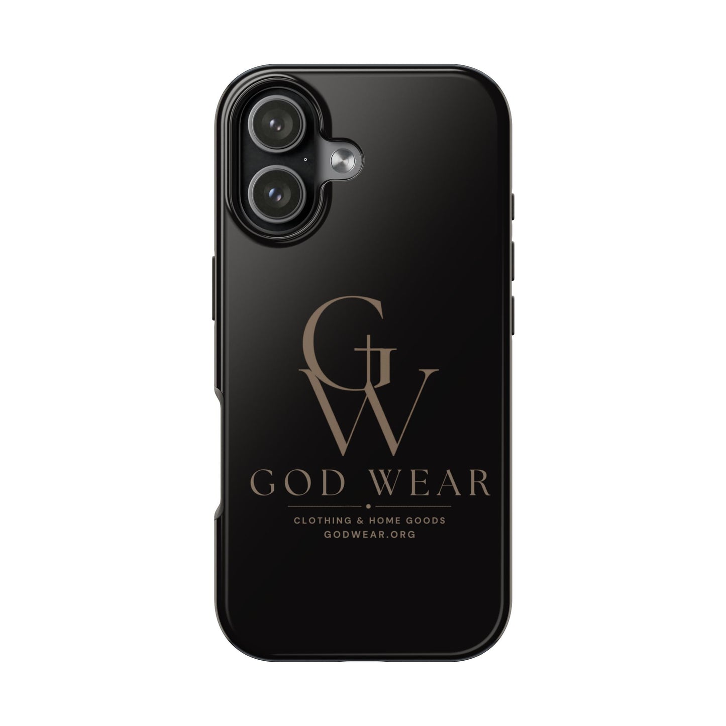 God Wear Tough Phone Case — Monogram Christian Phone Cover