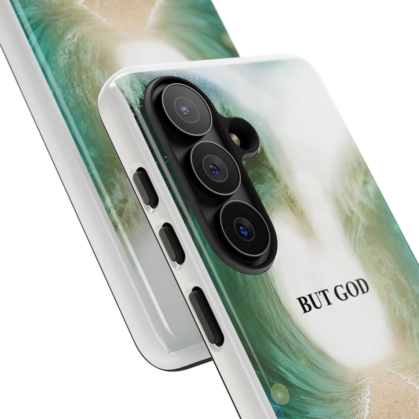 Phone Case — 'But God' Parting Sea Inspirational Christian Faith Design