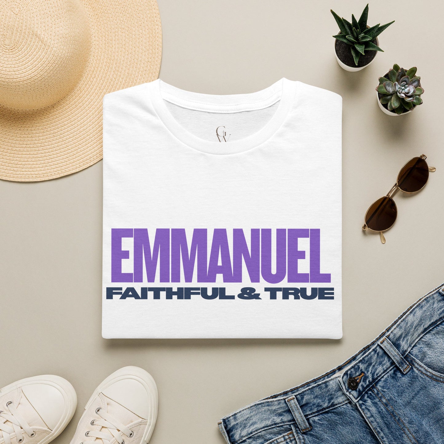 Faithful & True Emmanuel T-Shirt — Christian Inspirational Tee