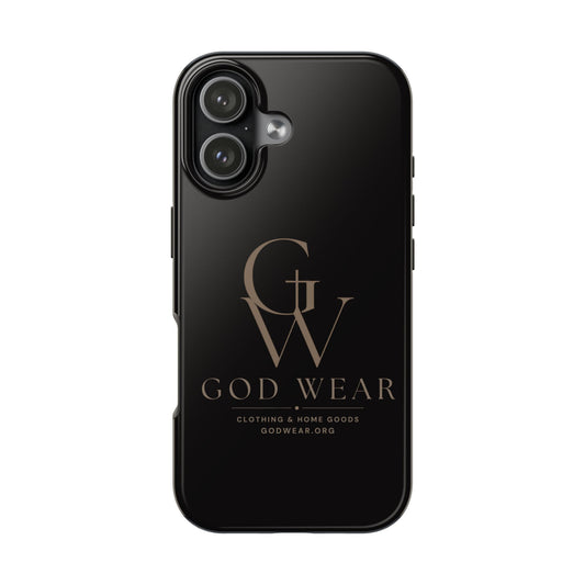 God Wear Tough Phone Case — Monogram Christian Phone Cover