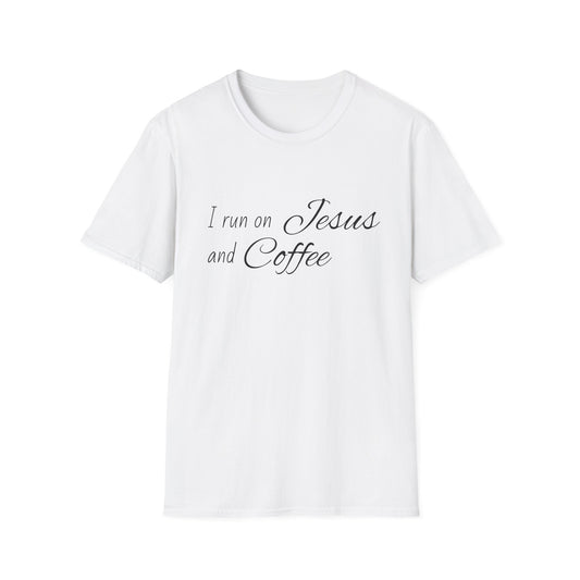 I Run on Jesus and Coffee Faith T-Shirt