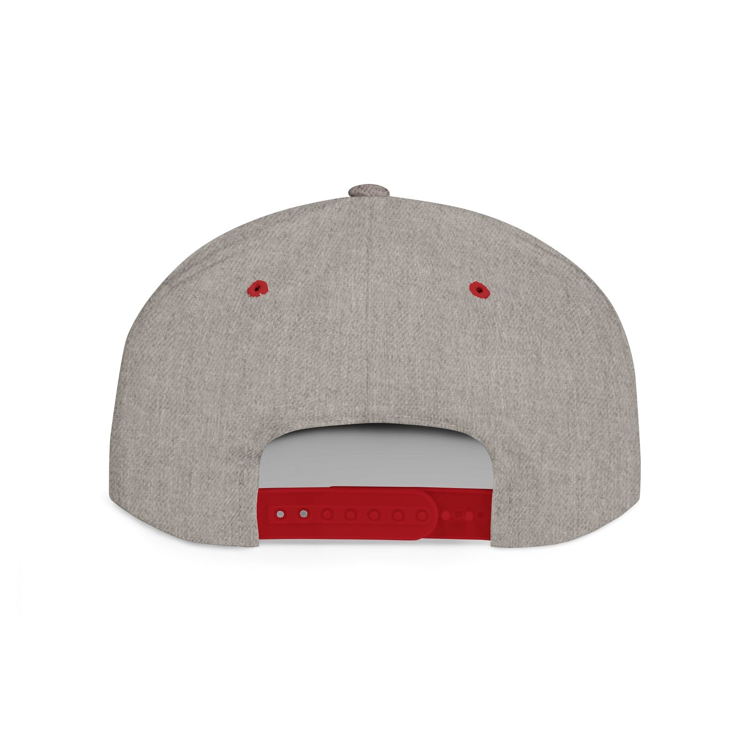 But God Flat Bill Snapback Hat — Minimal Faith Embroidered Cap