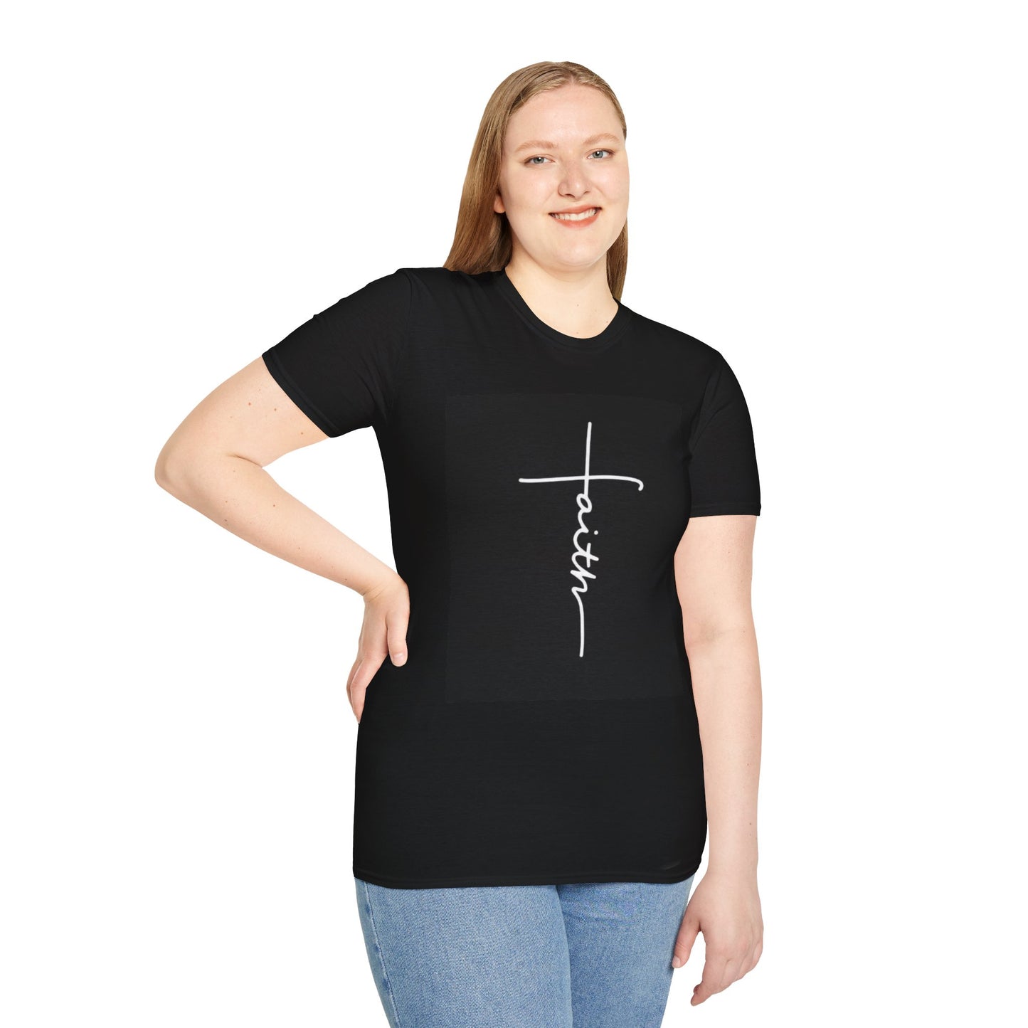 Faith Cross T-Shirt — Christian Inspirational Tee