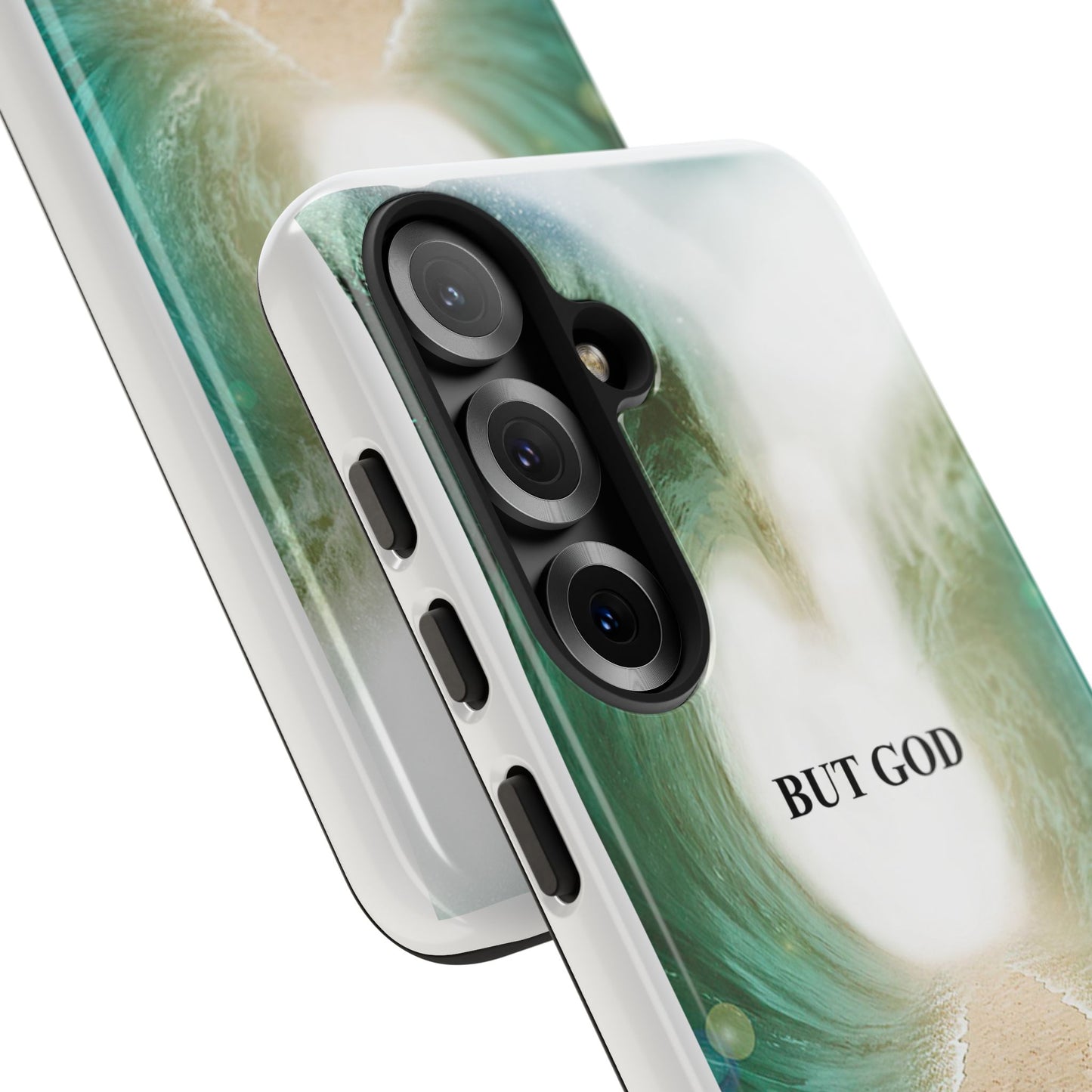 Phone Case — 'But God' Parting Sea Inspirational Christian Faith Design