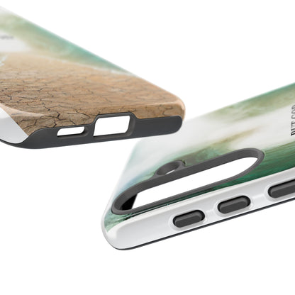 Phone Case — 'But God' Parting Sea Inspirational Christian Faith Design