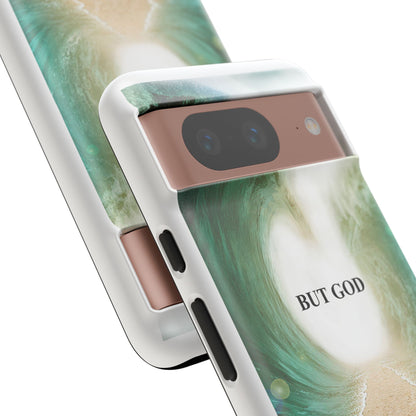 Phone Case — 'But God' Parting Sea Inspirational Christian Faith Design