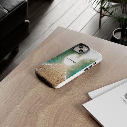Phone Case — 'But God' Parting Sea Inspirational Christian Faith Design