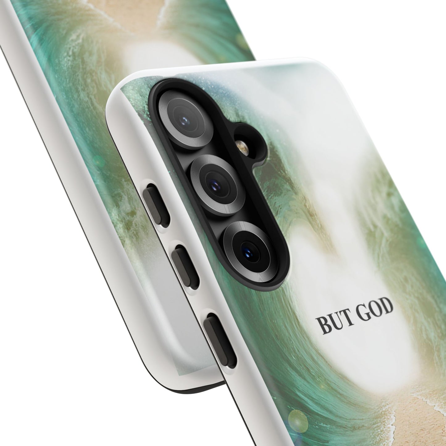 Phone Case — 'But God' Parting Sea Inspirational Christian Faith Design