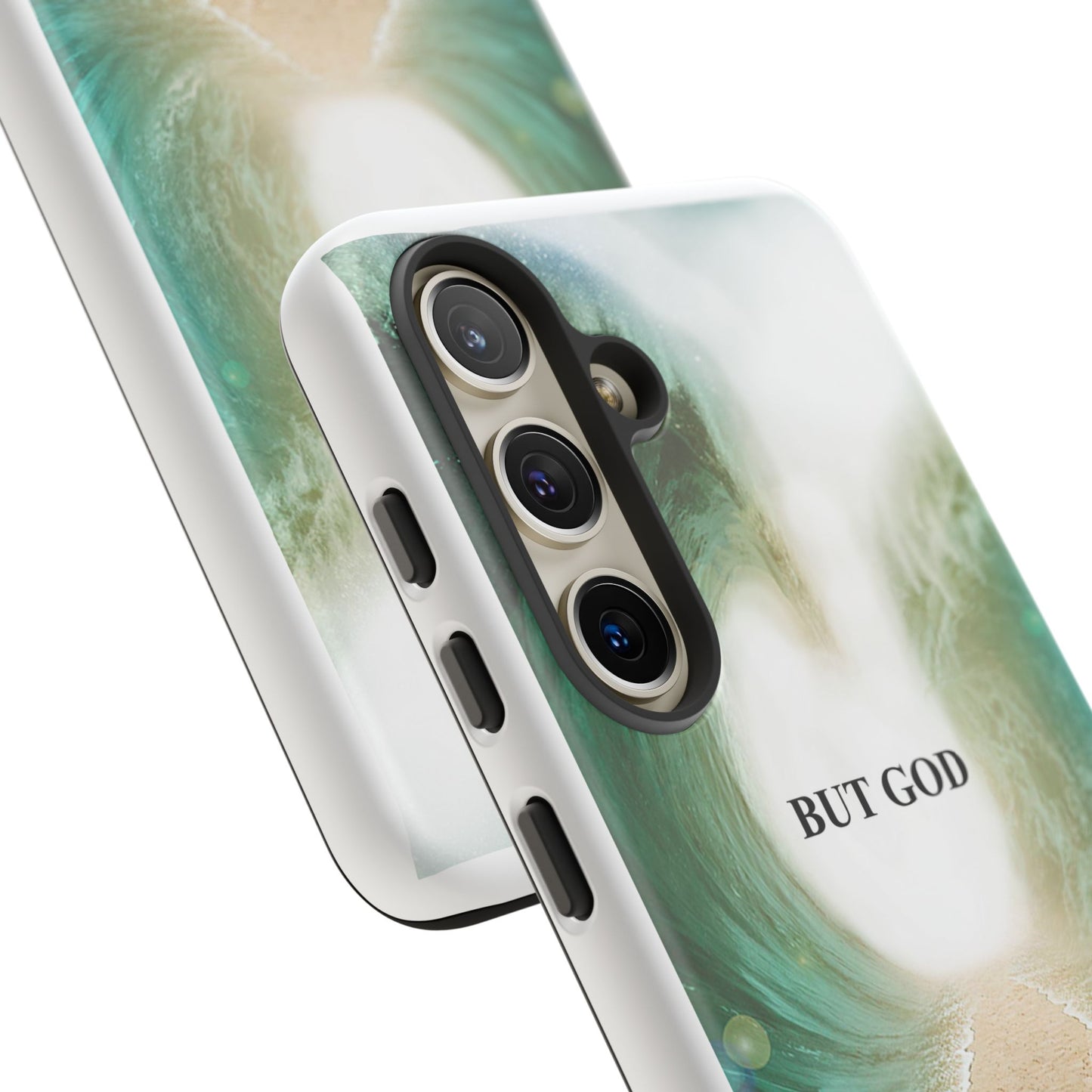 Phone Case — 'But God' Parting Sea Inspirational Christian Faith Design