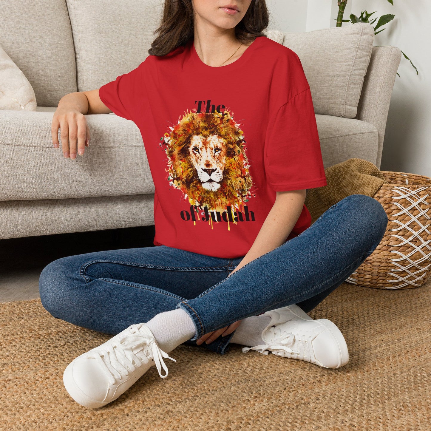 Lion of Judah Watercolor Faith T-Shirt