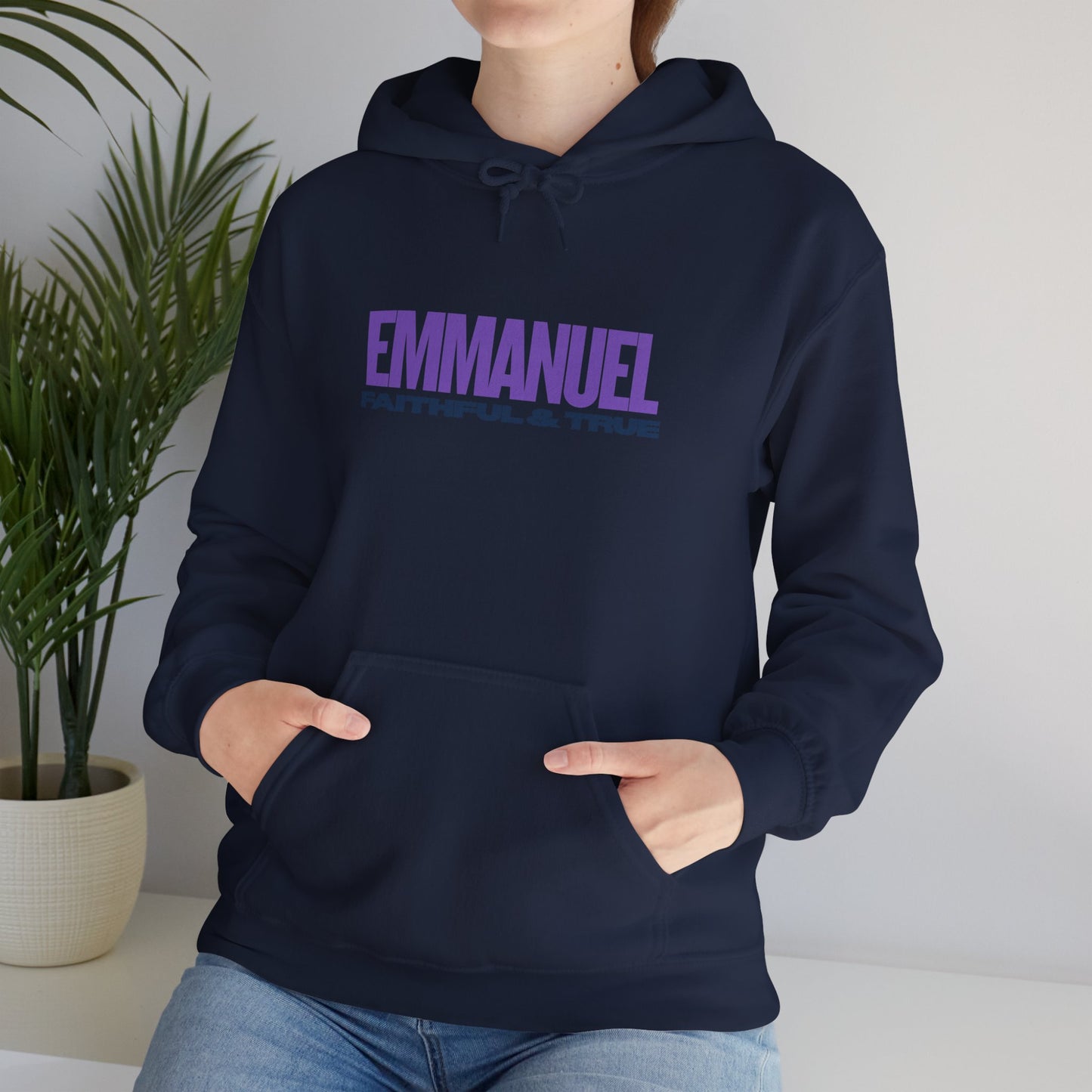 Faithful & True Christian Hoodie — Emmanuel Faith Pullover