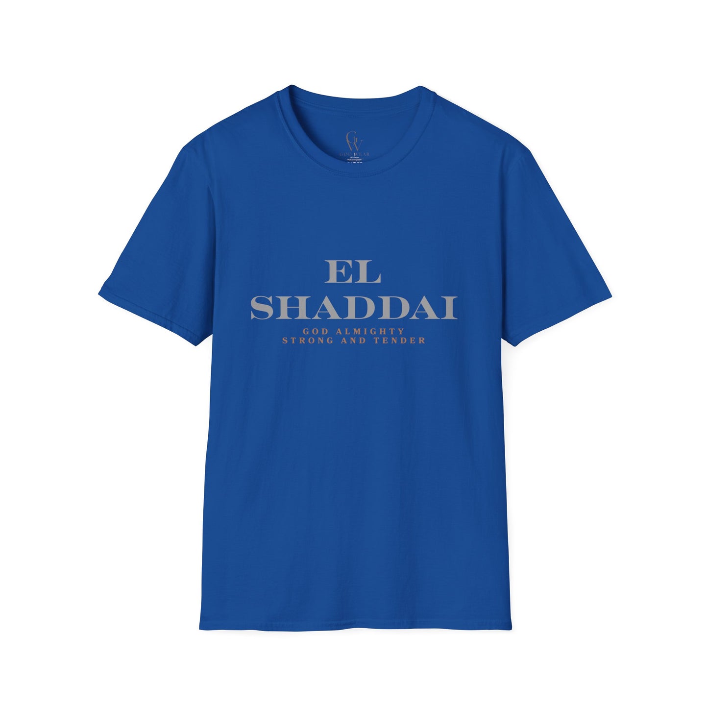El Shaddai Faith T-Shirt — God Almighty "Strong and Tender"