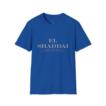 El Shaddai Faith T-Shirt — God Almighty "Strong and Tender"