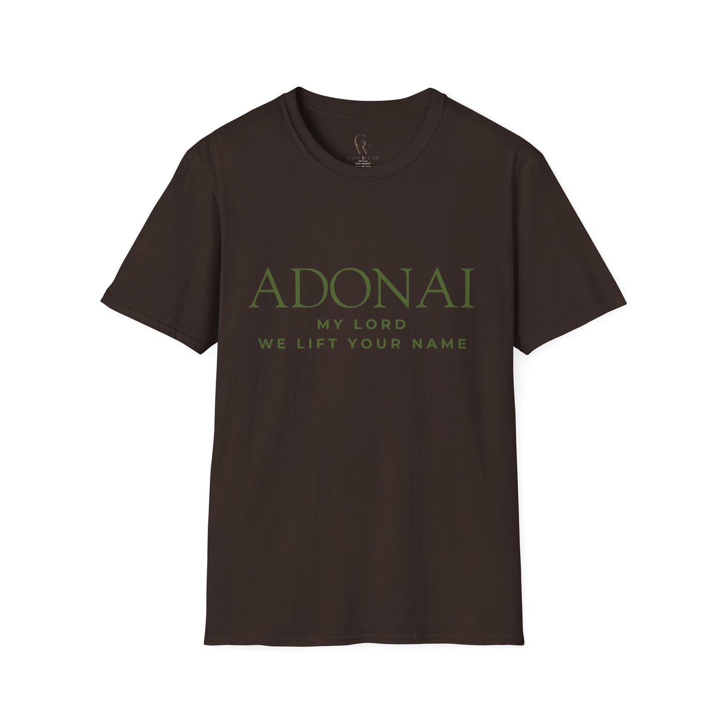 Adonai "My Lord" Christian Worship T-Shirt — We Lift Your Name