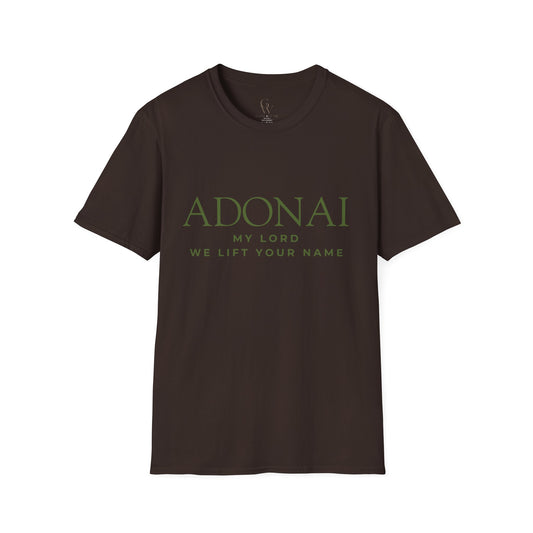 Adonai "My Lord" Christian Worship T-Shirt — We Lift Your Name