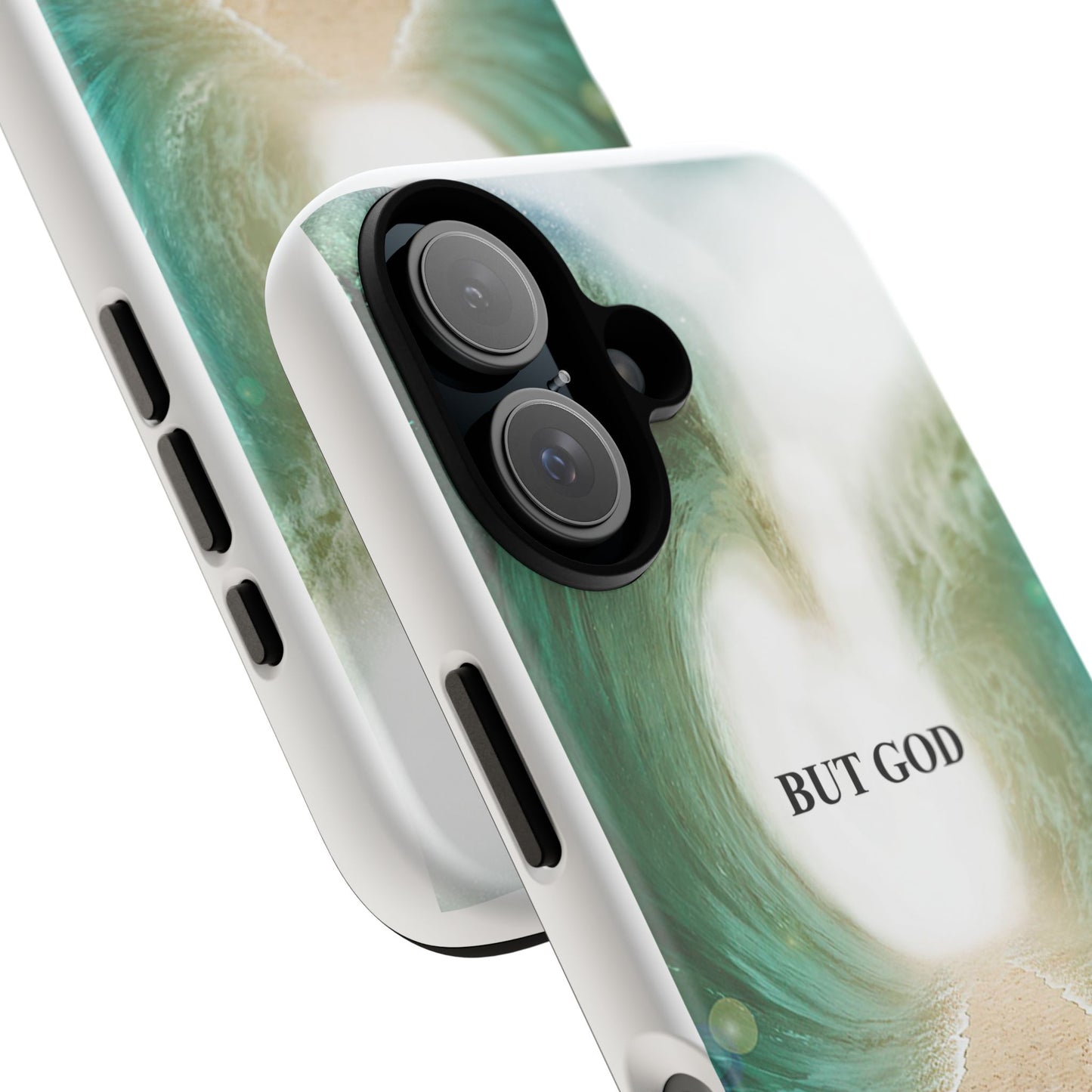 Phone Case — 'But God' Parting Sea Inspirational Christian Faith Design