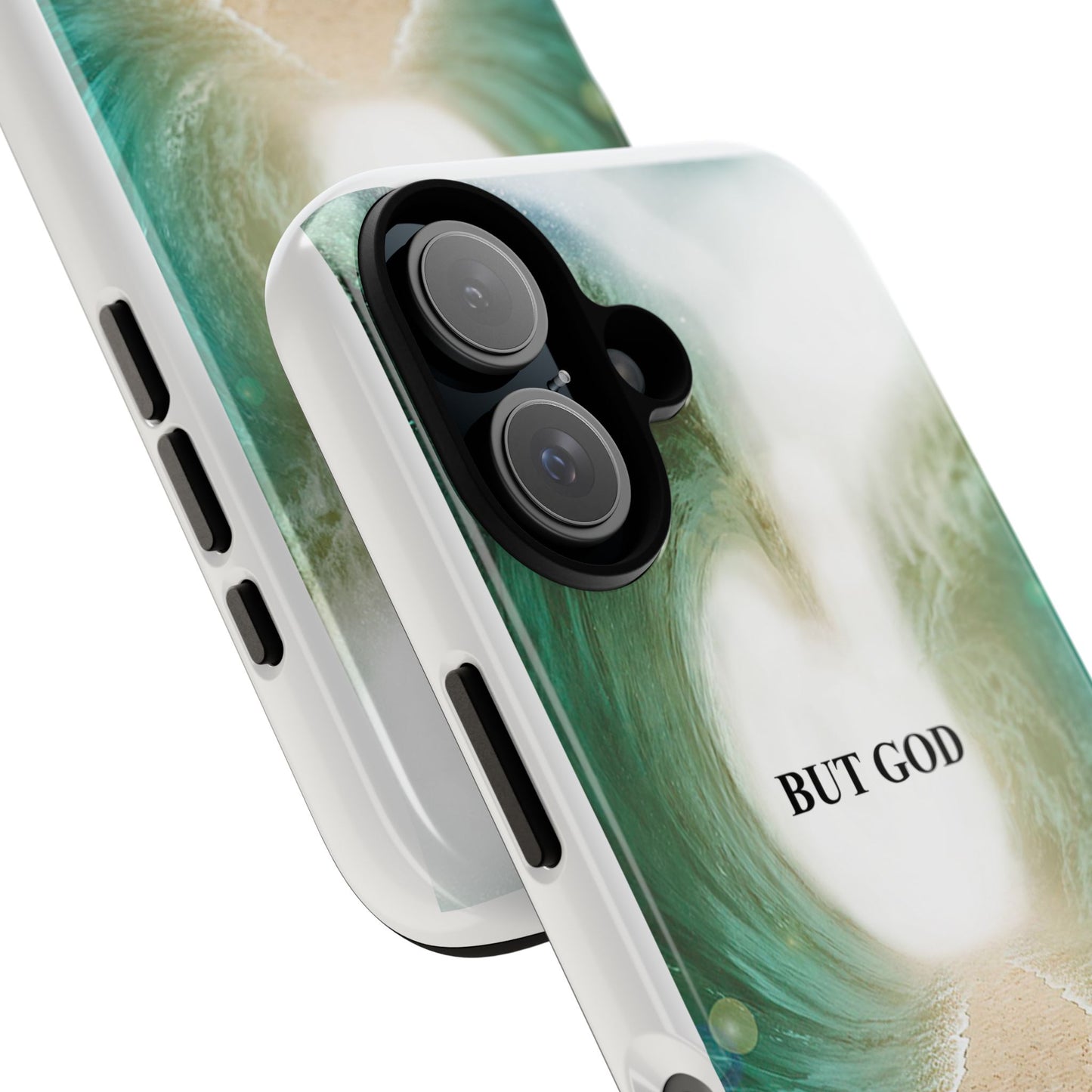 Phone Case — 'But God' Parting Sea Inspirational Christian Faith Design