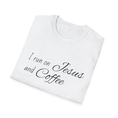 I Run on Jesus and Coffee Faith T-Shirt
