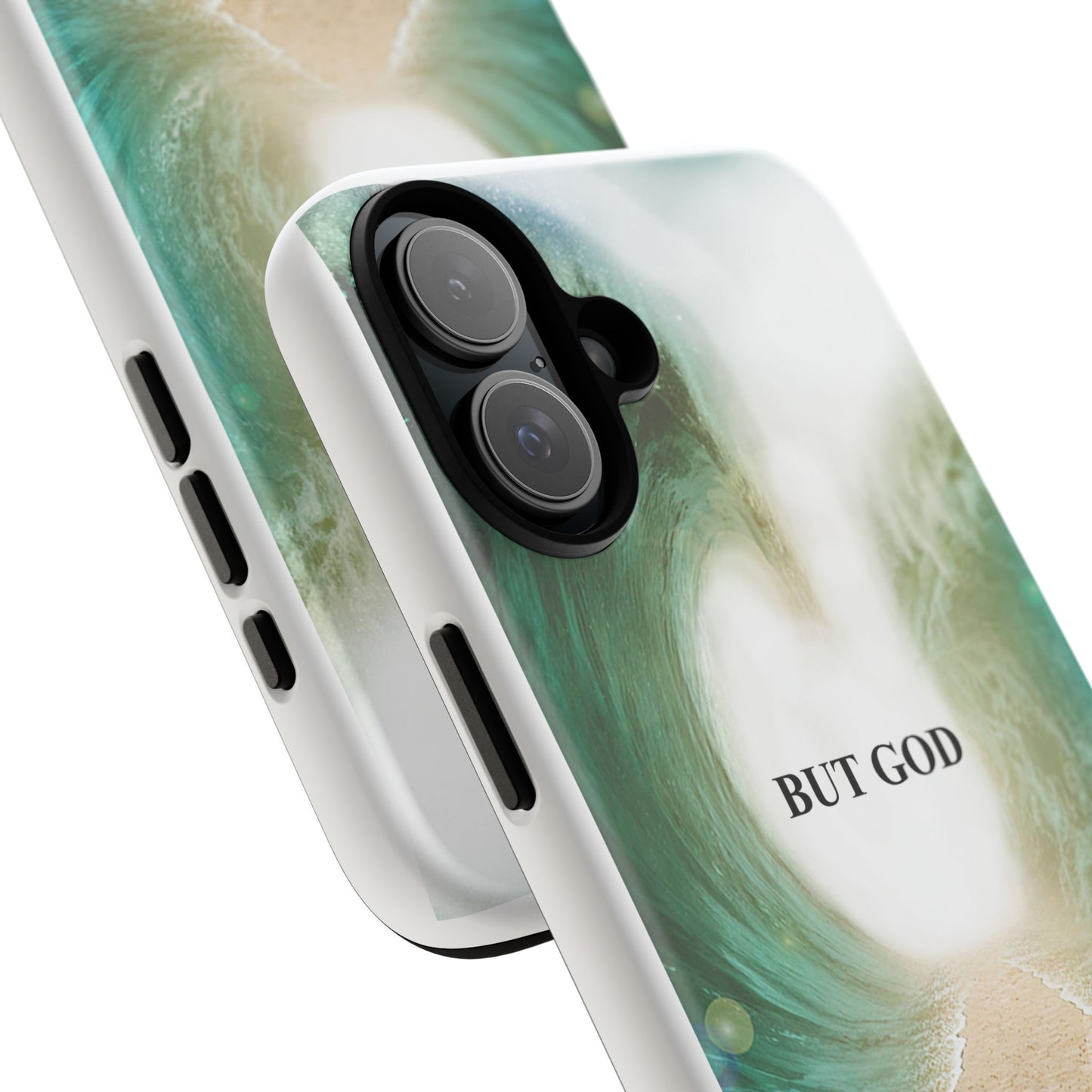 Phone Case — 'But God' Parting Sea Inspirational Christian Faith Design