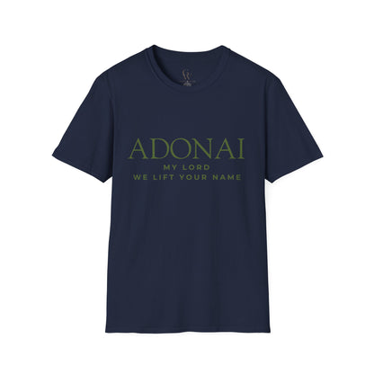 Adonai "My Lord" Christian Worship T-Shirt — We Lift Your Name