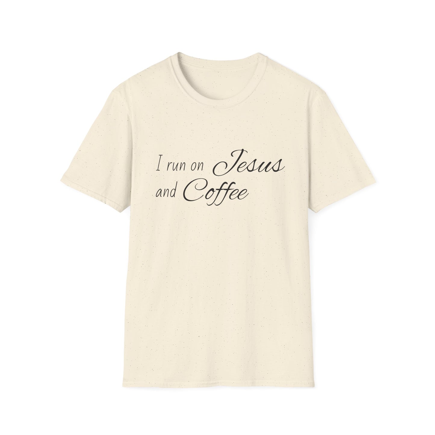 I Run on Jesus and Coffee Faith T-Shirt