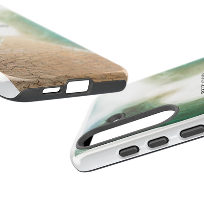 Phone Case — 'But God' Parting Sea Inspirational Christian Faith Design