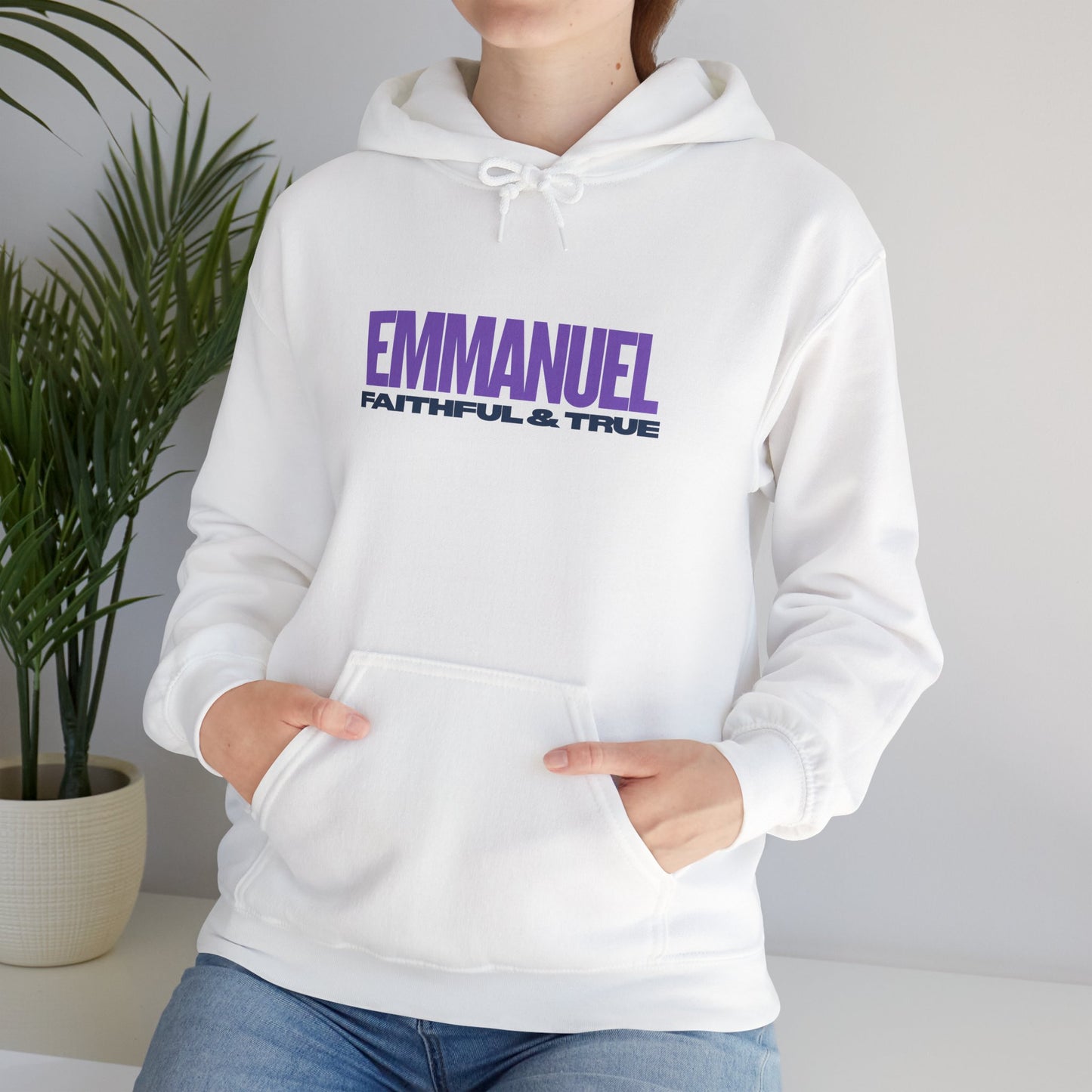 Faithful & True Christian Hoodie — Emmanuel Faith Pullover