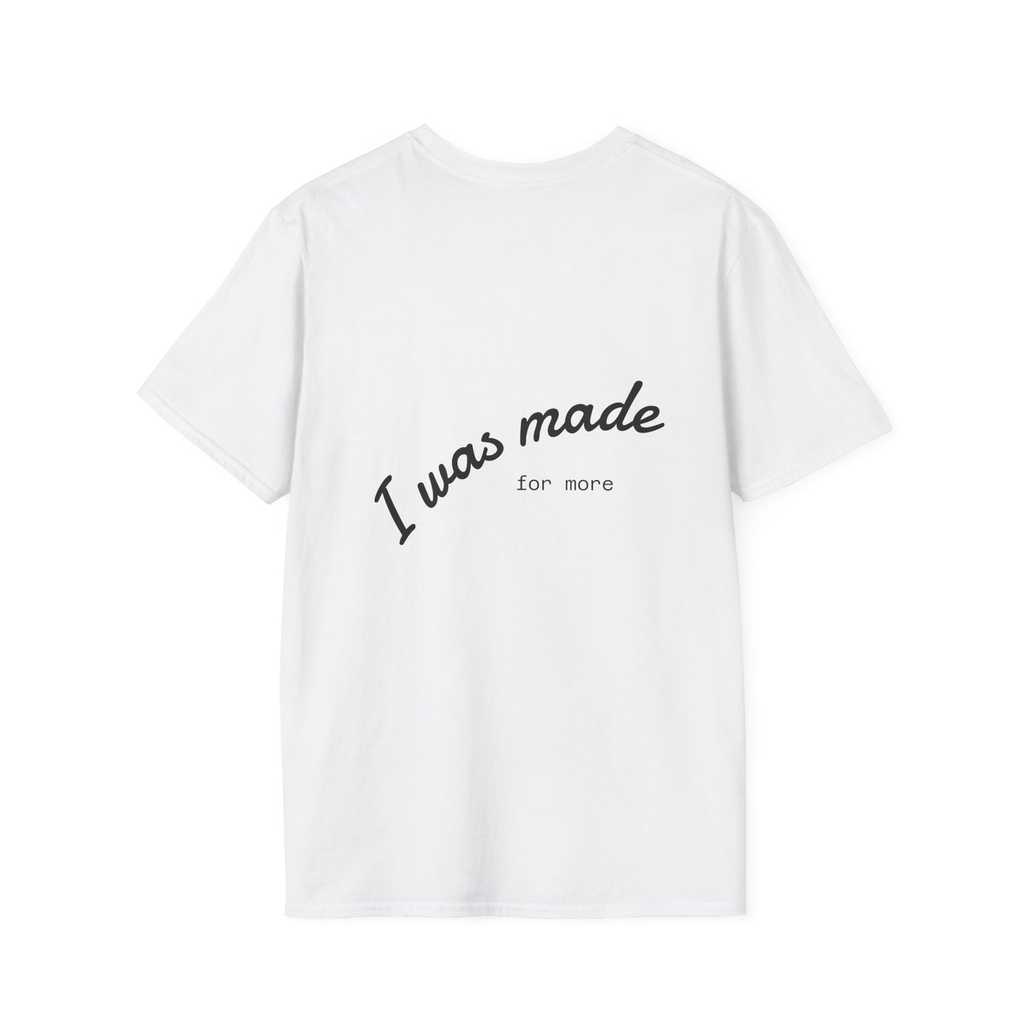 Neon Outline Cross T-Shirt — Minimal Christian Faith Graphic Tee