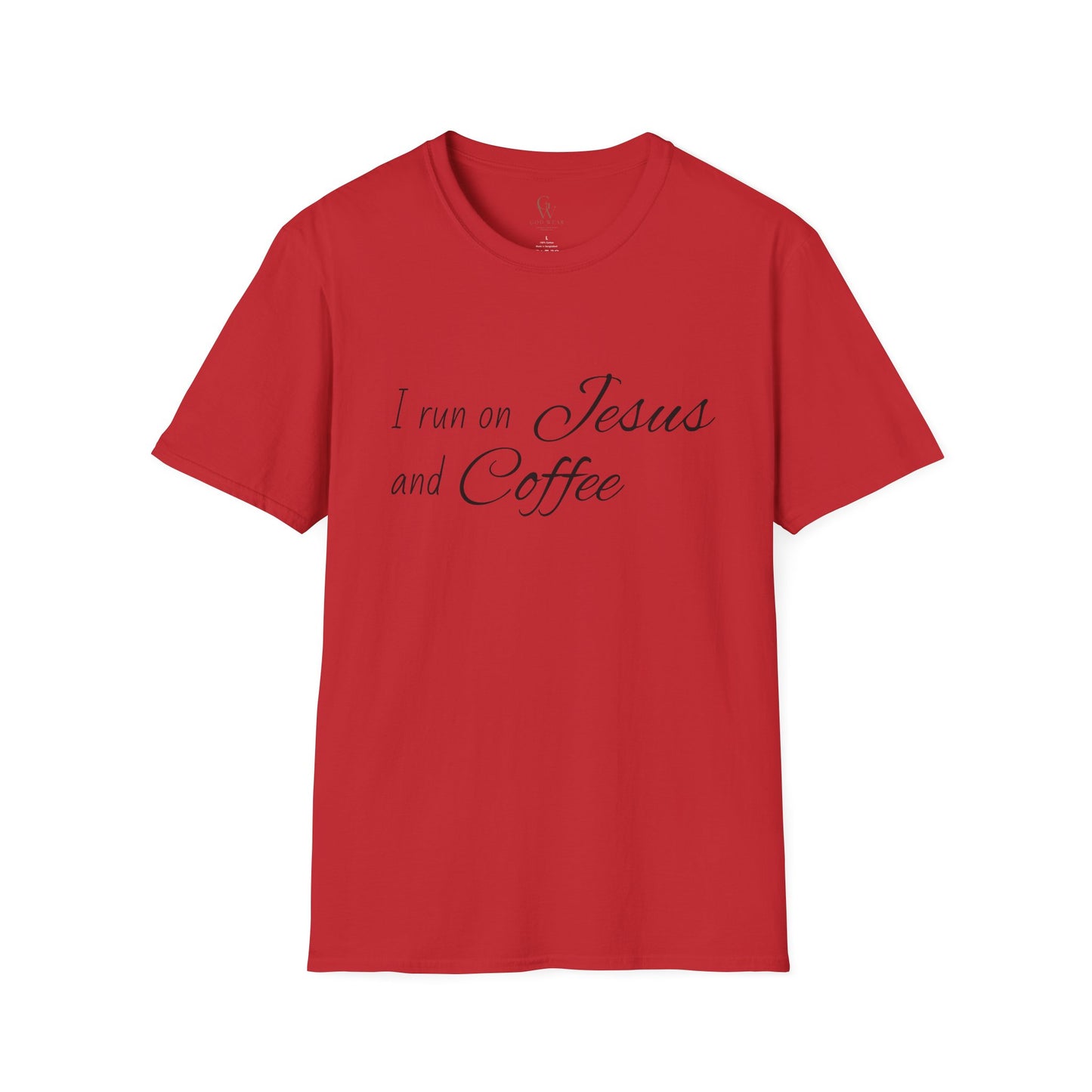 I Run on Jesus and Coffee Faith T-Shirt