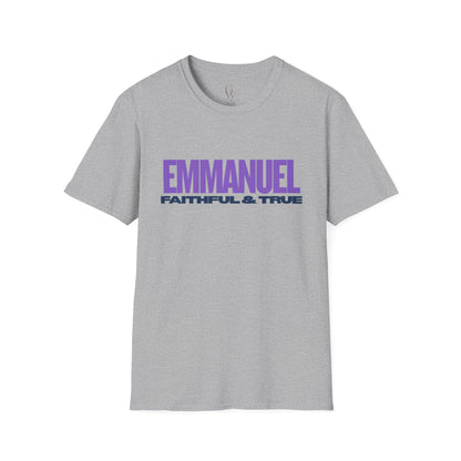 Faithful & True Emmanuel T-Shirt — Christian Inspirational Tee