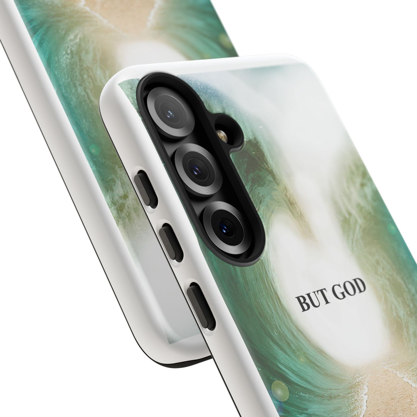 Phone Case — 'But God' Parting Sea Inspirational Christian Faith Design