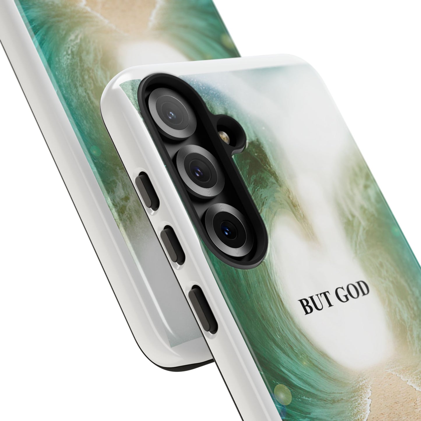 Phone Case — 'But God' Parting Sea Inspirational Christian Faith Design