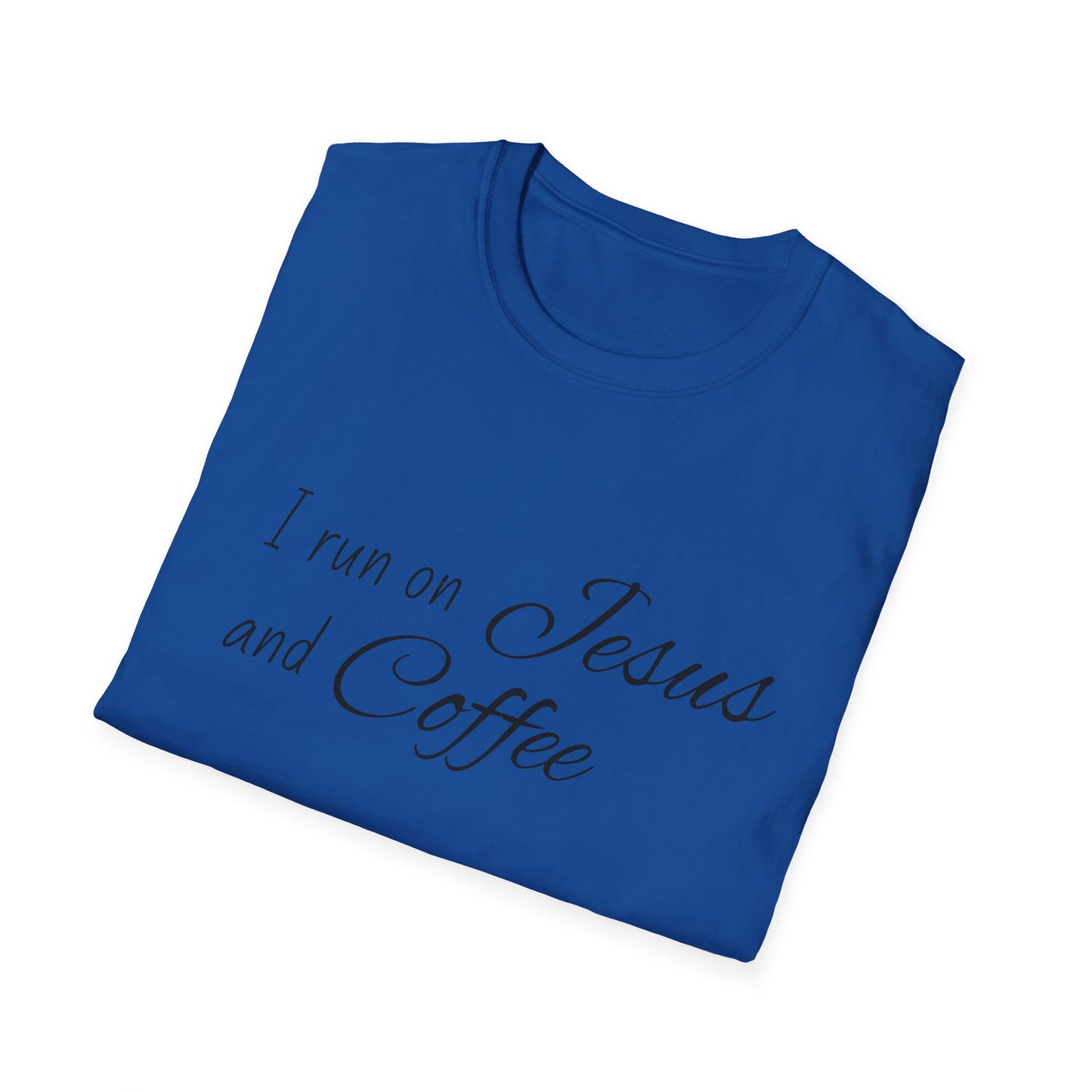 I Run on Jesus and Coffee Faith T-Shirt