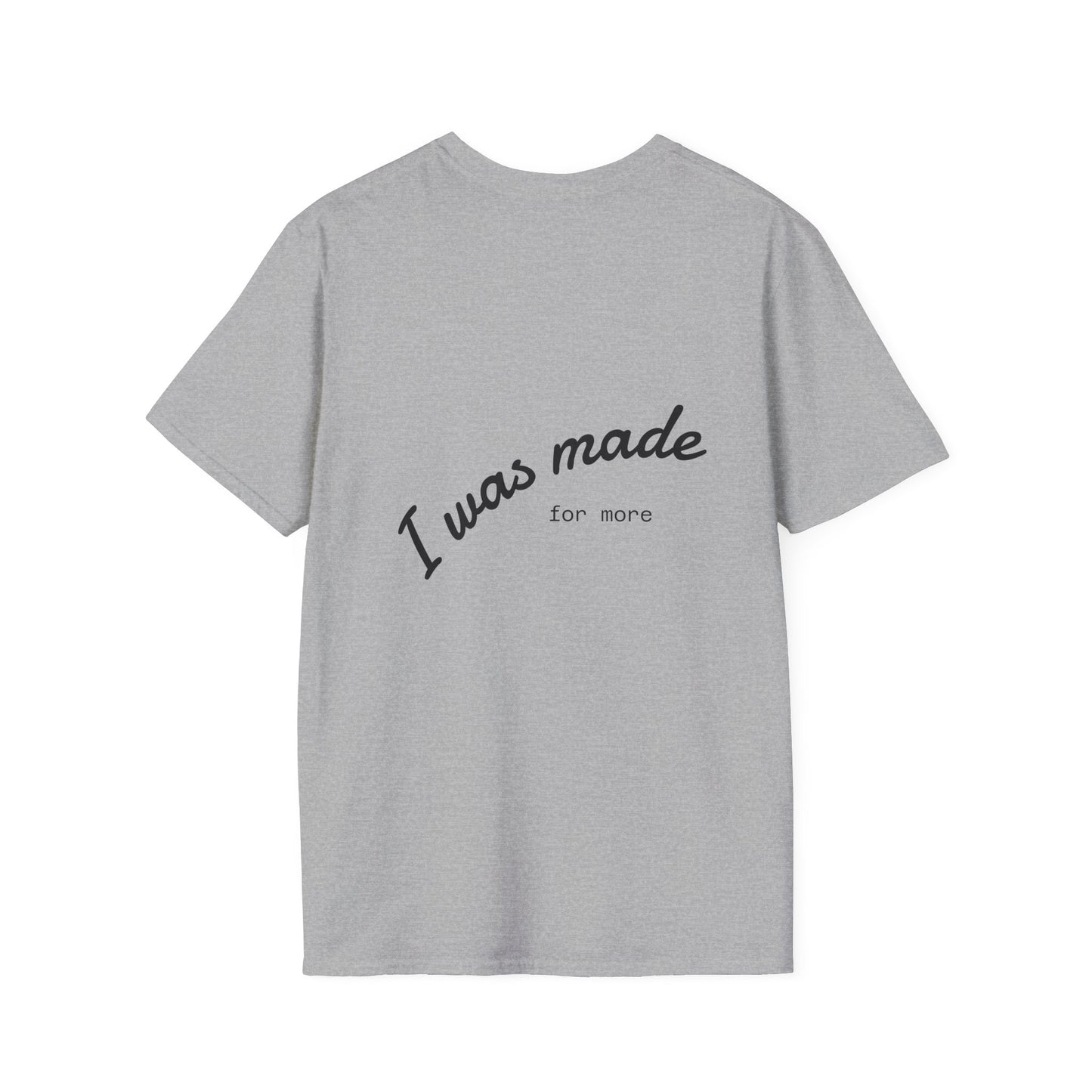 Neon Outline Cross T-Shirt — Minimal Christian Faith Graphic Tee