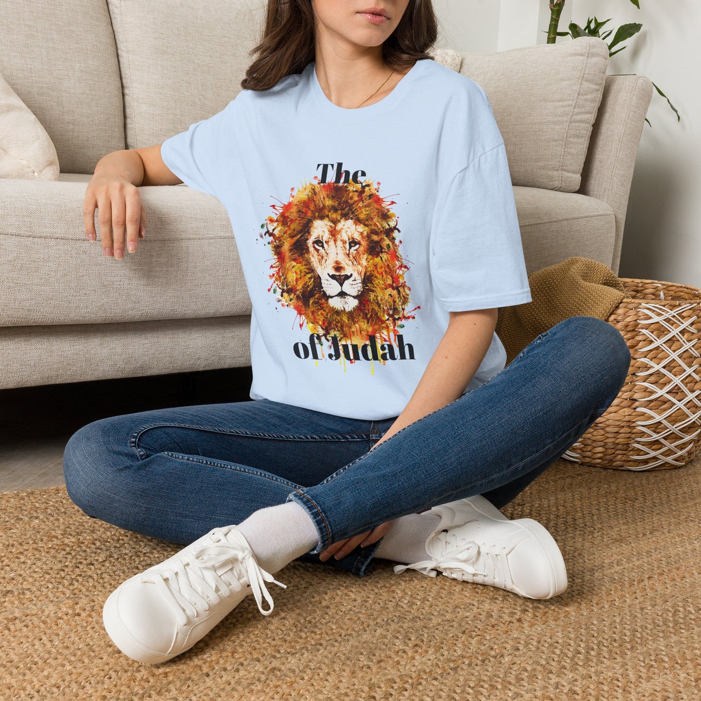 Lion of Judah Watercolor Faith T-Shirt