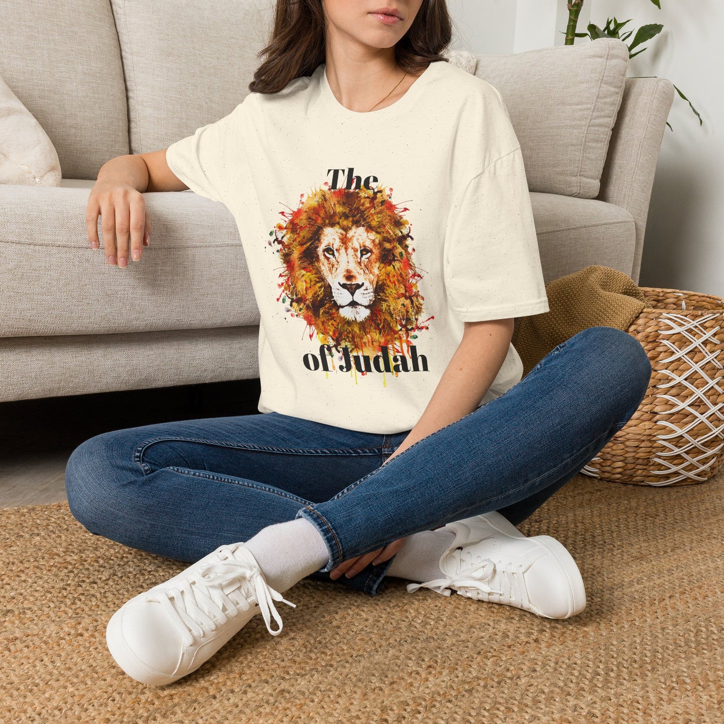 Lion of Judah Watercolor Faith T-Shirt