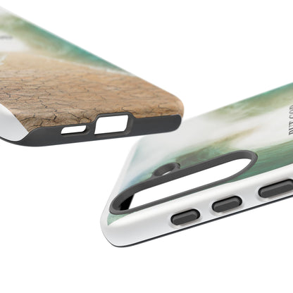 Phone Case — 'But God' Parting Sea Inspirational Christian Faith Design