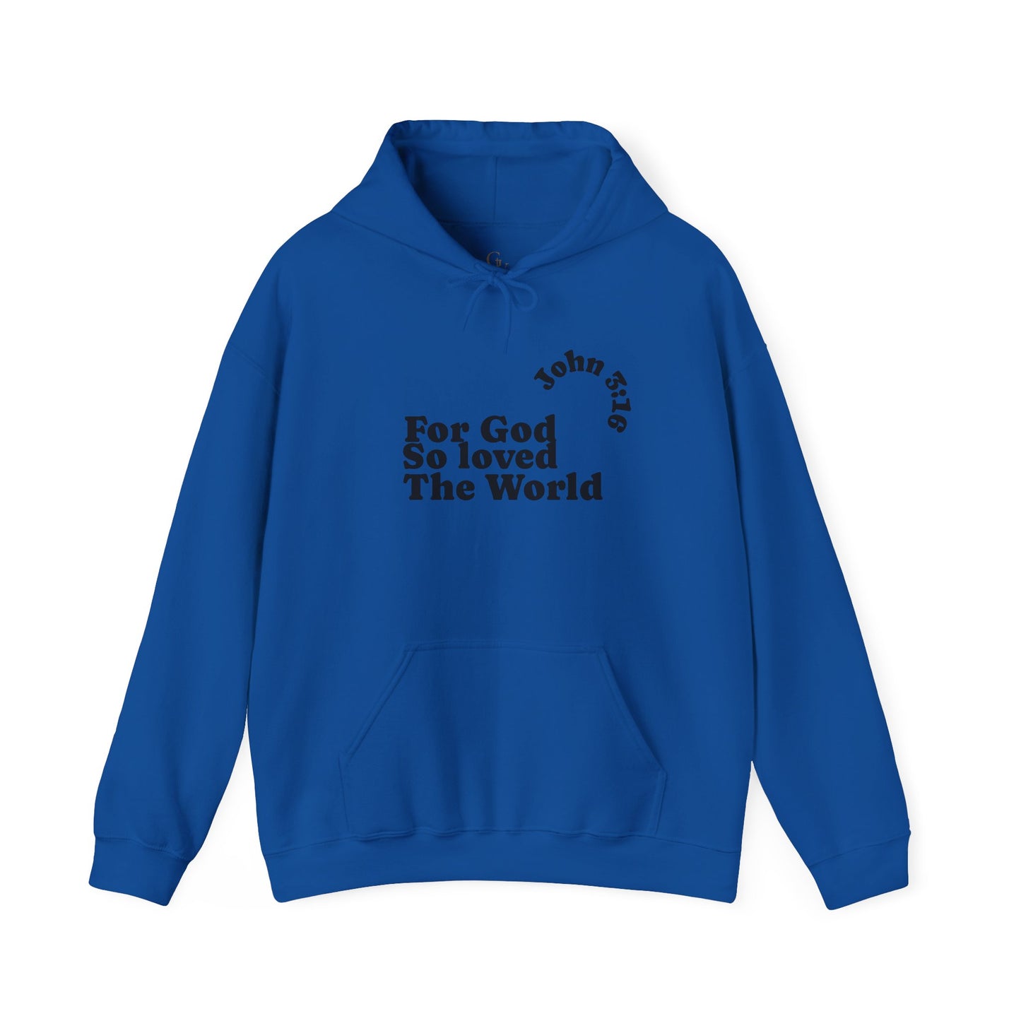 John 3:16 Christian Hoodie — "For God So Loved The World" Faith Sweatshirt