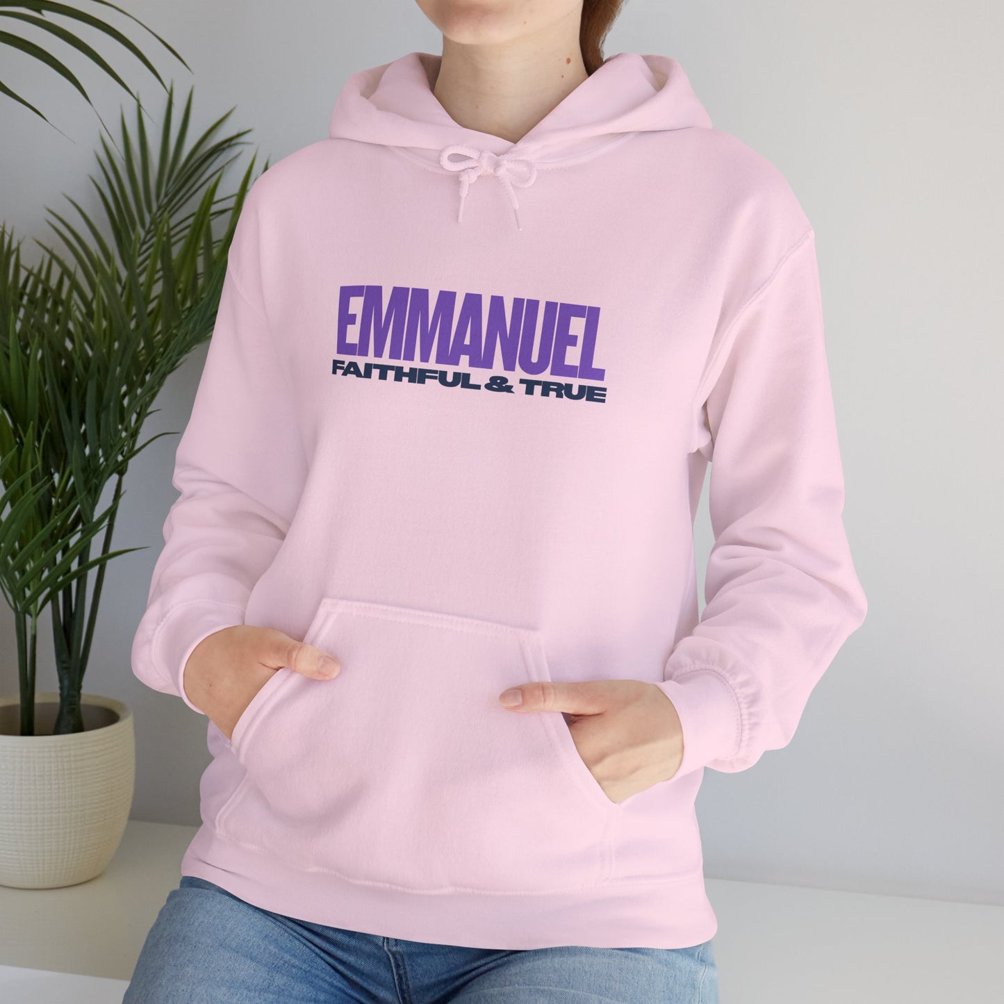 Faithful & True Christian Hoodie — Emmanuel Faith Pullover