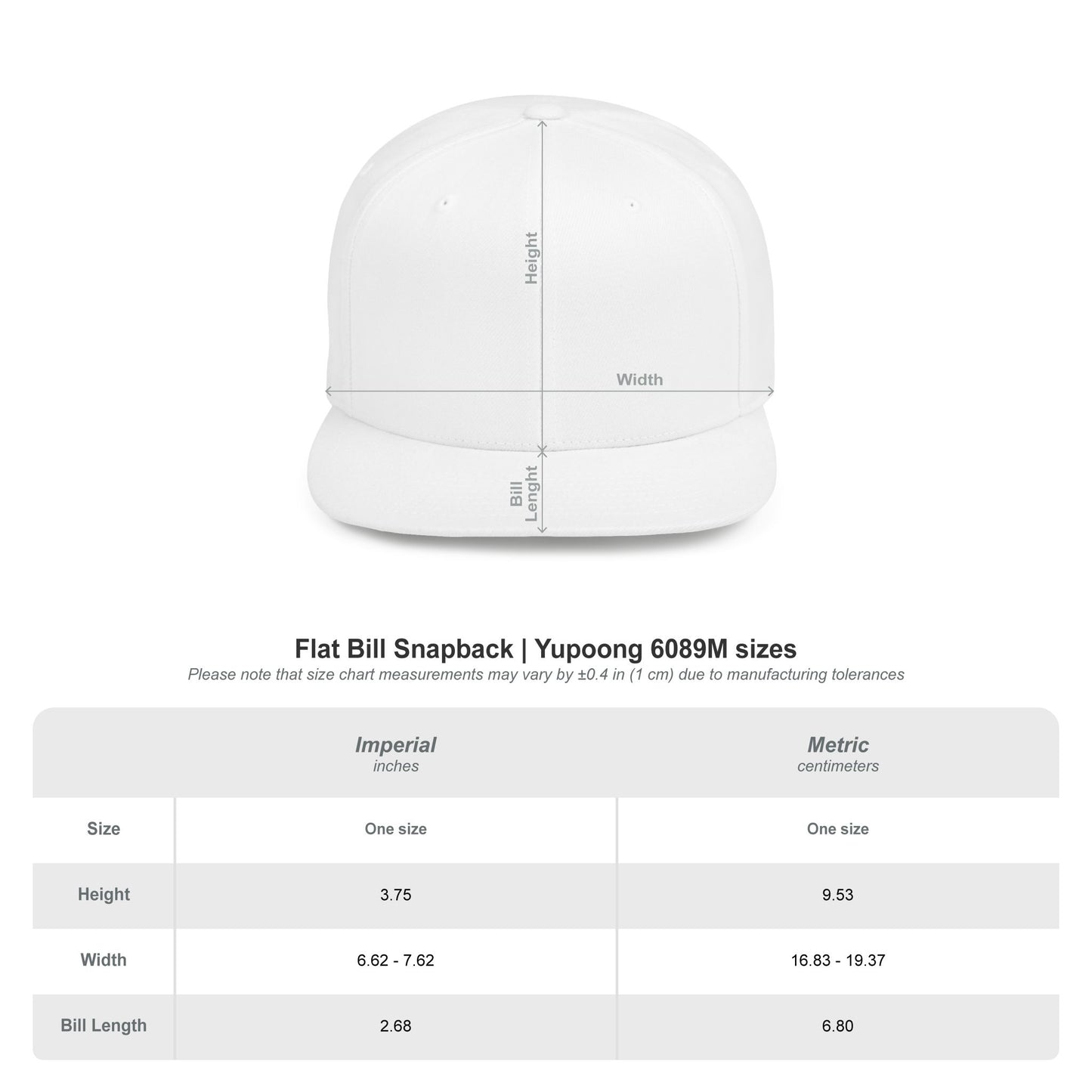 But God Flat Bill Snapback Hat — Minimal Faith Embroidered Cap