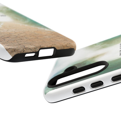 Phone Case — 'But God' Parting Sea Inspirational Christian Faith Design