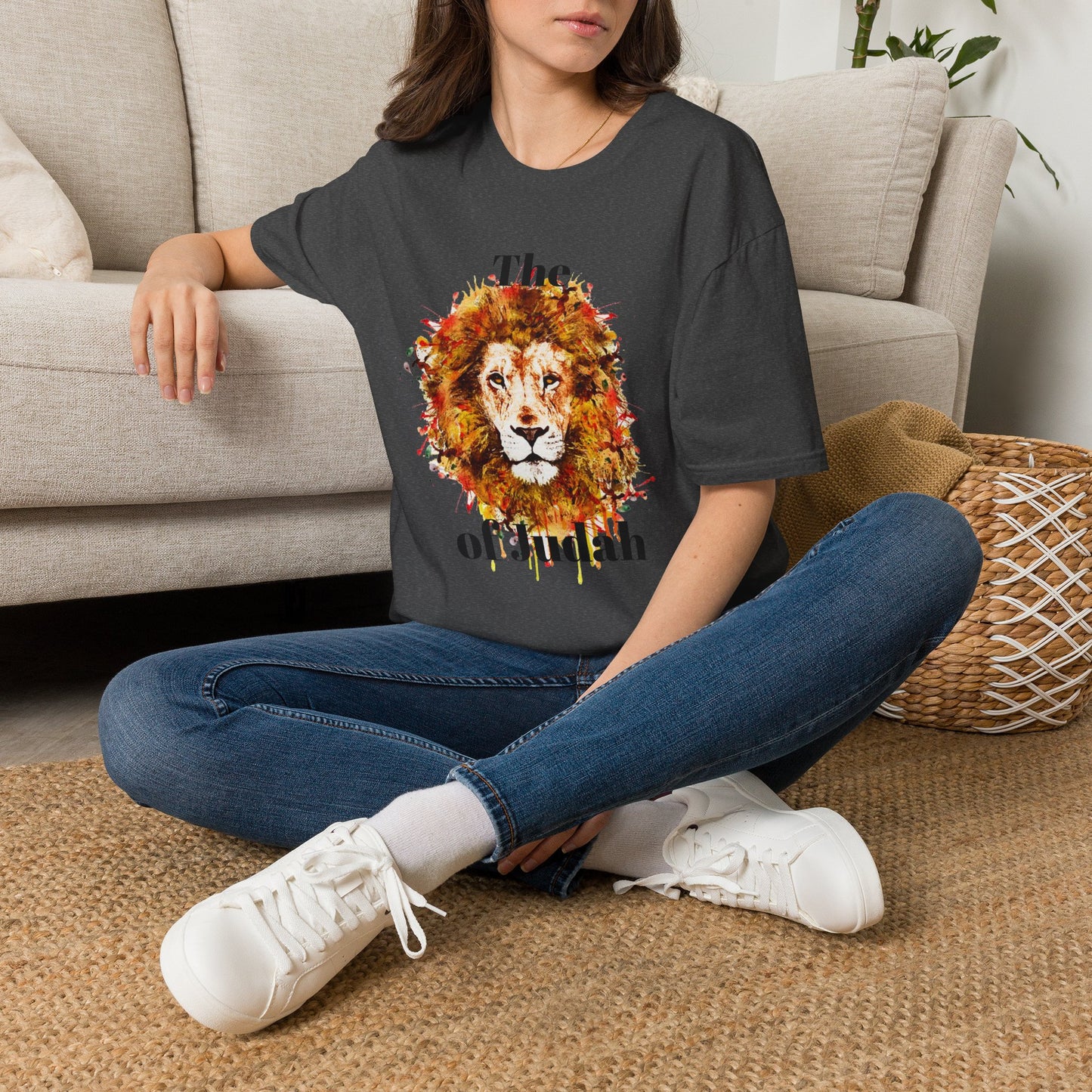 Lion of Judah Watercolor Faith T-Shirt