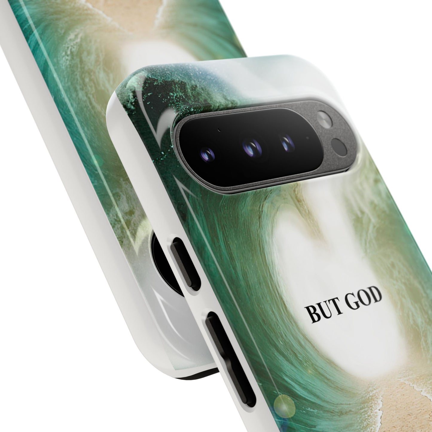 Phone Case — 'But God' Parting Sea Inspirational Christian Faith Design