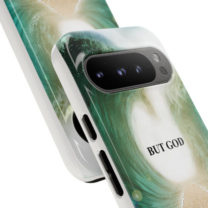Phone Case — 'But God' Parting Sea Inspirational Christian Faith Design