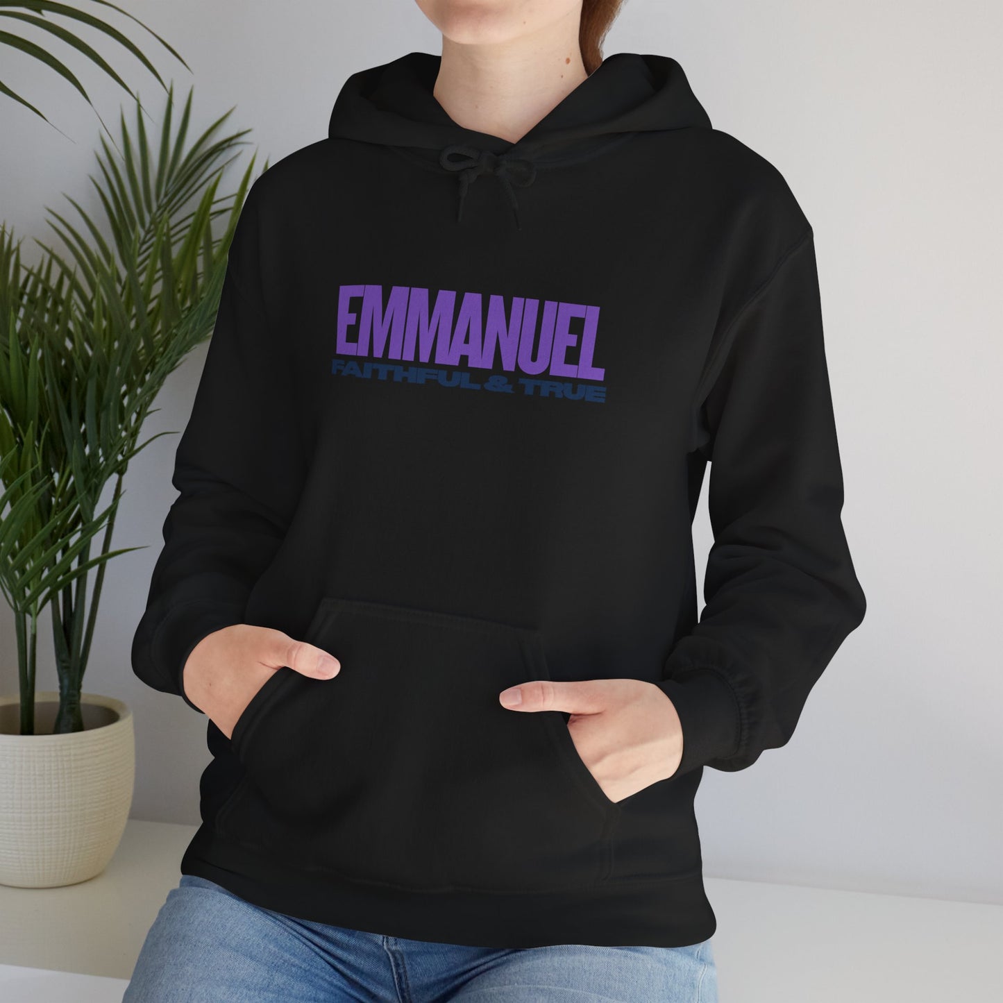 Faithful & True Christian Hoodie — Emmanuel Faith Pullover