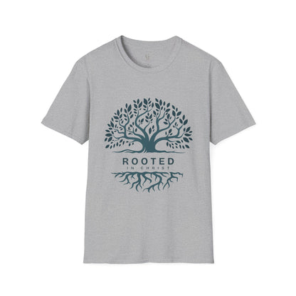 Rooted Tree T-Shirt — "Rooted" Nature Graphic Tee