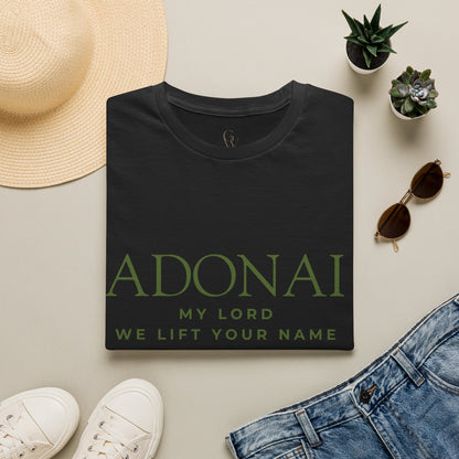 Adonai "My Lord" Christian Worship T-Shirt — We Lift Your Name