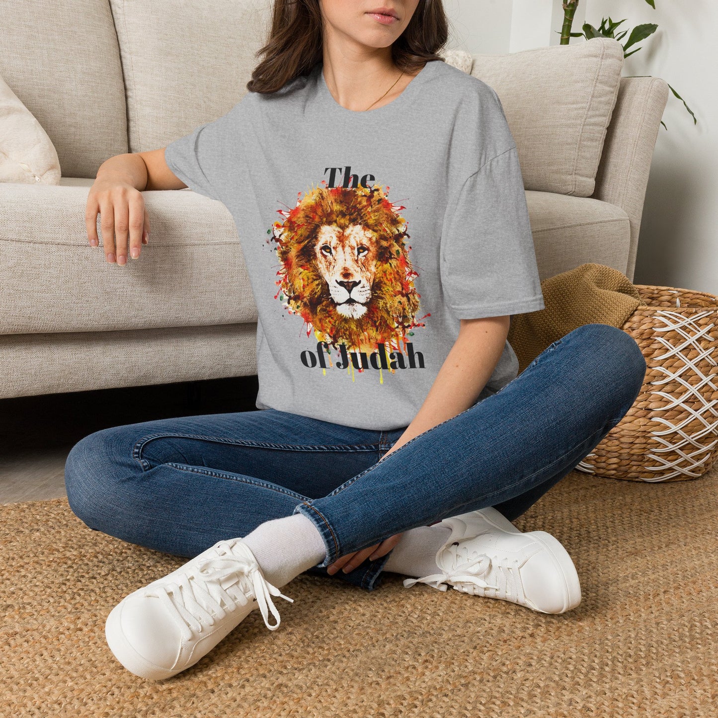 Lion of Judah Watercolor Faith T-Shirt