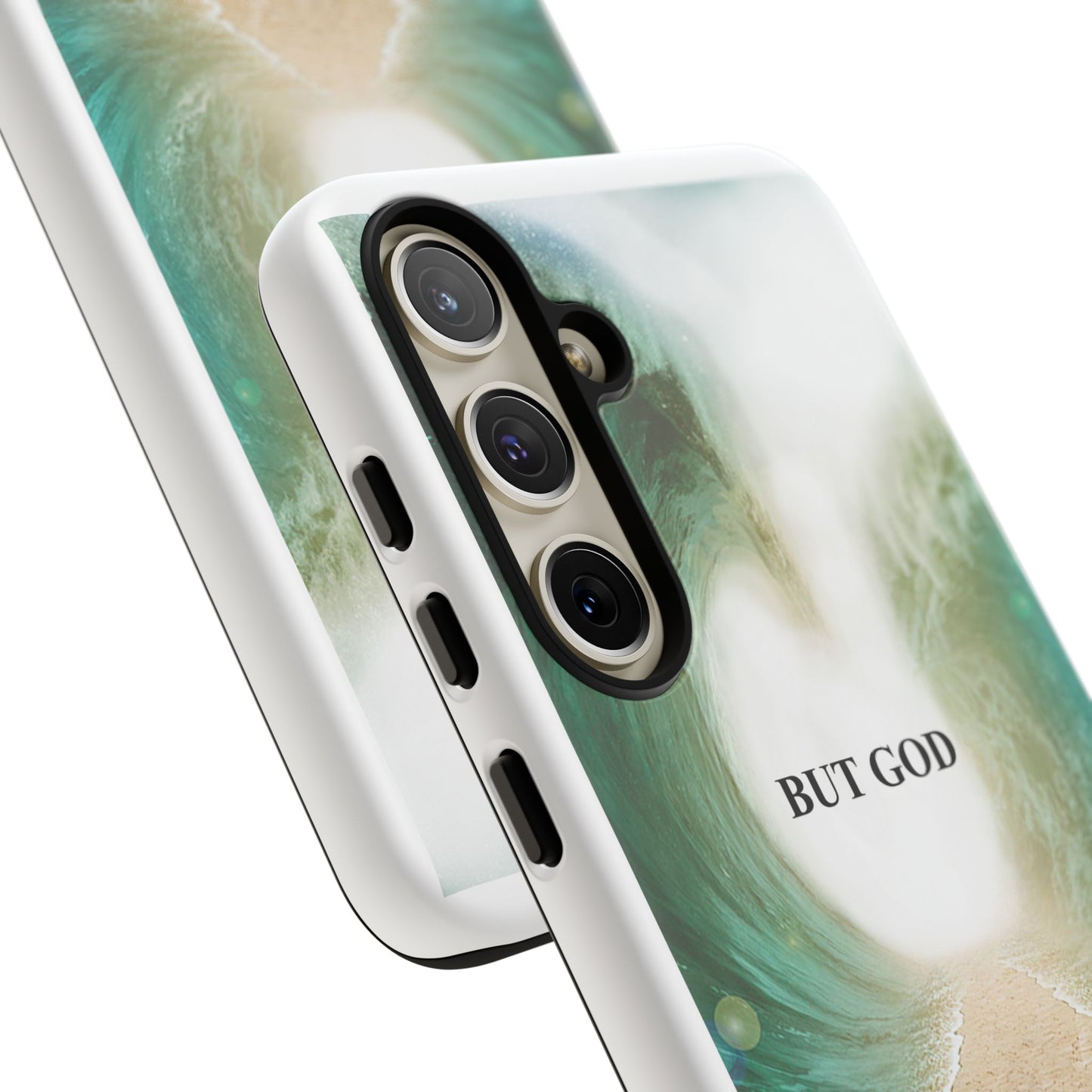 Phone Case — 'But God' Parting Sea Inspirational Christian Faith Design