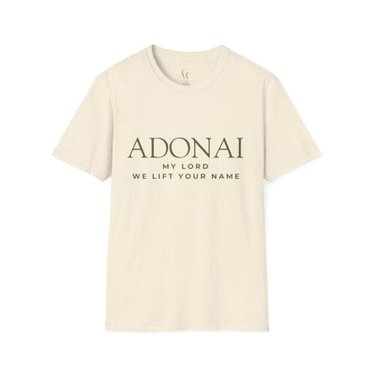 Adonai "My Lord" Christian Worship T-Shirt — We Lift Your Name
